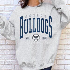Vintage 80s Butler University Shirt NCAA Butler Bulldogs Sweatshirt Retro